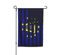Drapeaux De Jardin États-Unis Et Du Service Supérieur De La Fonction Publique Des États-Unis Toutes Les Saisons Garden Flag Premium Pelouse Drapeaux Pour Célébrations Balcon Fête 30X45Cm