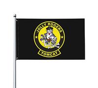 Drapeaux De Jardin F 14 Tomcat Vf 84 Jolly Rogers Drapeau Fierté Decoration Drapeaus Décoratif Couleurs Vives Bannières Extérieure Pour Balcon Défilé Fête 90X152CM