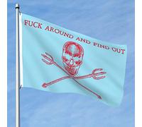 Drapeaux De Jardin Fais Le Con Et Découvre Bannières Extérieure Décoratif Bannière De Cour Pour Extérieurs Célébrations Intérieurs 90X150 CM