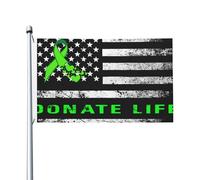 Drapeaux De Jardin Faites Un Don Life 3 Célébrez Chaque Instant Bannière Jardins Durable Bannières Extérieure Résistant Drapeaus Décoratif Pour Festivals Défilé Balcon 90X152CM