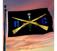 Drapeaux De Jardin Fantassin Indirect 11C Mortieriste Militaire Toutes Les Saisons Bannière Extérieure Décorations Garden Flag Pour Célébrations Balcon Fête Patio 90X150Cm
