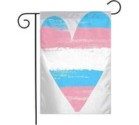 Drapeaux De Jardin Fierté Sexuelle Transgenre Forme Humaine Graphique Cœur Rose 10 Pouces Identité Signes Symboles Abstrait Imprimé Drapeau De Bienvenue, Pour D'Intérieur, Balcon, 30x45cm
