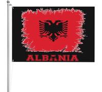 Drapeaux De Jardin Flag Algérien D'Algérie Drapeau Pirate Traditionnel Décoration Bannière À Œillets, Pour D'Intérieur, Balcon, Les Défilés, 90x150cm