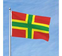 Drapeaux De Jardin Flag De L'Organisation Pour La Réunification Des Zomi Drapeau Paysage Renforcé Avec Couleurs Resistant Exterieur Bannière, Pour D'Intérieur, Les Défilés, Balcon, 90x150cm