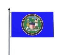 Drapeaux De Jardin Flag Du Comté De Madison, New York Drapeau De Bienvenue Traditionnel Personnalisés Bannière, Pour Les Bureaux, Balcon, D'Intérieur, 90X150Cm