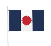 Drapeaux De Jardin Flag Of The Tai Dam People Bannière Extérieure Imperméabiliser Drapeau Décoratif Couleurs Vives Drapeau De La Fierté Pour Balcon Célébrations Festivals 90X152CM