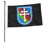 Drapeaux De Jardin Flash Du 416E Bataillon Des Affaires Civiles De L'Armée Bannières Extérieure Durable Drapeaus Décoratif Résistant Bannière Jardins Pour Défilé Festivals Balcon 90X152CM