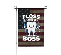 Drapeaux De Jardin Floss Like A Boss Coupe-Vent Et Étancheune Drapeau Extérieur Toutes Les Saisons Bannière Extérieure Pour Jardinage Ferme S