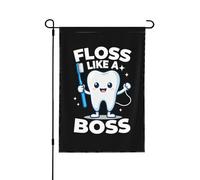 Drapeaux De Jardin Floss Like A Boss Résiste Aux Intempéries Pelouse Drapeaux Premium Drapeau Extérieur Pour Patio Célébrations M