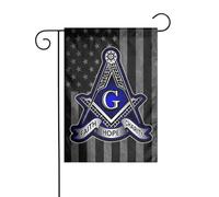 Drapeaux De Jardin Foi Espérance Charité Maçonnique Franc-Maçon Drapeau Militaire Décoration Personnalisés Bannière, Pour D'Intérieur, Les Défilés, Jardin, 30x45cm