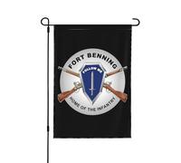 Drapeaux De Jardin Fort Benning Pao Home Of The Infantry Toutes Les Saisons Bannière Extérieure Décorations Pelouse Drapeaux Pour Patio Jardinage M