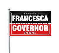 Drapeaux De Jardin Francesca Hong Candidate Au Poste De Gouverneure Aux Élections Américaines De 2026 Drapeau Fierté Durable Bannière Jardins Imperméabiliser Drapeaus Décoratif Pour 90X150CM