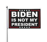 Drapeaux De Jardin Fraude Biden N'Est Pas Mon Président Drapeaus Décoratif Durable Bannière Jardins Résistant Drapeau Fierté Pour Fête Balcon Défilé 90X152CM