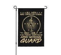 Drapeaux de jardin « Garde nationale de l'armée américaine » - Impression recto verso - Décoration intérieure - 31,75 cm x 45,7 cm