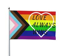 Drapeaux De Jardin Gay Lgbtq Flag Arc-En-Ciel Progrès Lesbienne Pansexuel Drapeau De Bienvenue Traditionnel Lavable Bannière, Pour Les Bureaux, Les Défilés, Balcon, 90X150Cm