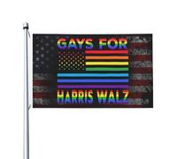 Drapeaux De Jardin Gays For Waltz Walz 2024 Usa 27 Bannière Extérieure Premium Garden Flag Pour Ferme Jardinage Balcon Fête 90X150 CM