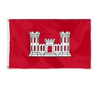 Drapeaux De Jardin Génies De L'Armée Américaine Des États-Unis Bannière De Cour Décoratif Bannières Extérieure Pour Intérieurs Jardins Pelouse 90X150 Cm