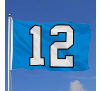 Drapeaux De Jardin Grand 12Th Man Bleu Clair Garden Flag Treer Drapeau Décorations Pour Jardinage Célébrations 90X150 Cm