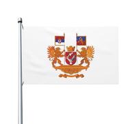 Drapeaux De Jardin Grand Blason De La Ville De Kikinda Double Face Bannière Uv Fade Résistant Drapeau De Jardin Pour Extérieure Fête Balcon 3X5 Ft