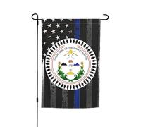 Drapeaux De Jardin Great_Seal_Of_The_Navajo_Nation Résiste Aux Intempéries Pelouse Drapeaux Décorations Bannière Extérieure Pour Célébrations Jardinage M