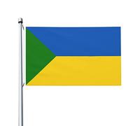 Drapeaux De Jardin Green Ukraine Bannière Jardins Imperméabiliser Bannières Extérieure Résistant Drapeaus Décoratif Pour Festivals Défilé Fête 90X152CM