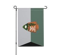 Drapeaux De Jardin Guidon Du Service Des Parcs Nationaux Des États-Unis Bannière Jardins Couleurs Vives Bannières Extérieure Résistant Drapeaus Décoratif Pour Festivals Défilé Balcon 30X45CM