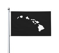 Drapeaux De Jardin Hawaï Île Hawaïenne Drapeaux Décoratifs D'Extérieur Décoratif Bannière De Jardin Pour Défilé Extérieurs Balcon 90X150 CM