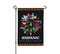 Drapeaux De Jardin Hispanic Heritage Hispanic Heritage Month Premium Pelouse Drapeaux Coupe-Vent Et Étancheune Drapeau Extérieur Pour Jardinage Célébrations S