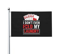 Drapeaux De Jardin I Don T Even Fold My Laundry Drapeau Fierté Imperméabiliser Drapeaus Décoratif Résistant Bannières Extérieure Pour Festivals Défilé Balcon 90X152CM