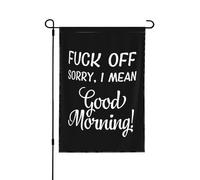 Drapeaux De Jardin I Don'T Mean To Be Rude But Shut Up And Fuck Off Garden Flag Premium Drapeau Extérieur Toutes Les Saisons Bannière Extérieure Pour Balcon Fête Célébrations Ferme S