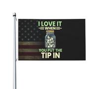 Drapeaux De Jardin I Love It When You Put The Tip In Pelouse Drapeaux Toutes Les Saisons Garden Flag Pour Patio Célébrations Balcon Fête 90X150 CM