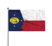 Drapeaux De Jardin Île De Wake Bannières Extérieure Vintage Bannière De Cour Pour Pelouse Extérieurs Balcon 90X150 CM