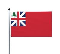 Drapeaux De Jardin Insigne De L'Union De La Nouvelle-Angleterre Bannière De Jardin Imperméabiliser Drapeaux Décoratifs D'Extérieur Pour Festivals Défilé Décoration 90X150 Cm