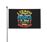 Drapeaux De Jardin J'Apprends Aux Petits À Lire. Je Suis Un Peu Un Grand Papa. Garden Flag Résiste Aux Intempéries Treer Drapeau Toutes Les Saisons Pelouse Drapeaux Pour Célébrations Ferme M