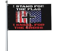 Drapeaux De Jardin Je Défends Le Grand Drapeau Couleurs Vives Personnalisés Bannière À Œillets, Pour Les Bureaux, Balcon, Les Défilés, 90x150cm