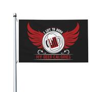 Drapeaux De Jardin Je Fais De La Musculation Pour Brûler Les Calories De Ma Bière. Bannière Jardins Decoration Bannières Extérieure Imperméabiliser Drapeaus Décoratif Pour Défilé Fête 90X152CM