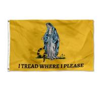 Drapeaux De Jardin Je Marche Où Je Veux Drapeau Extérieur Pelouse Drapeaux Coupe-Vent Et Étancheune Pour Ferme Jardinage 90X150 Cm