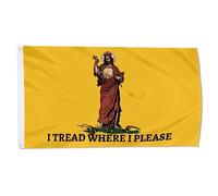Drapeaux De Jardin Je Marche Où Je Veux Treer Drapeau Drapeau Extérieur Premium Pour Ferme Balcon Fête 90X150 Cm