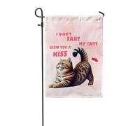 Drapeaux De Jardin Je N'Ai Pas Pété Mon Cul, Je T'Ai Envoyé Un Baiser. Exotic Shorthair. Amoureux Des Chats Exotic Shorthair Drapeaus Décoratif Couleurs Vives Bannière Jardins Pour 30X45CM