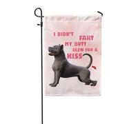 Drapeaux De Jardin Je N'Ai Pas Pété Mon Cul, Je T'Ai Envoyé Un Bisou Cane Corso, Chien Dogue Italien Drapeau Fierté Durable Drapeaus Décoratif Résistant Bannière Jardins Pour Défilé 30X45CM