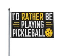 Drapeaux De Jardin Je-Préfère-Jouer- Pelouse Drapeaux Résiste Aux Intempéries Garden Flag Toutes Les Saisons Pour Célébrations Patio Balcon Fête 90X150Cm