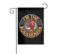 Drapeaux De Jardin Je Suis La Grand-Mère Des Dindes Résiste Aux Intempéries Pelouse Drapeaux Toutes Les Saisons Treer Drapeau Pour Jardinage Ferme 30X45Cm