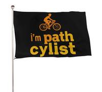 Drapeaux De Jardin Je Suis Un Chemin Cycliste Garden Flag Toutes Les Saisons Treer Drapeau Résiste Aux Intempéries Drapeau Extérieur Pour Balcon Fête Ferme M
