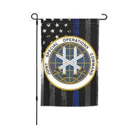 Drapeaux De Jardin Joint Special Operations Command Résiste Aux Intempéries Drapeau Extérieur Décorations Treer Drapeau Pour Balcon Fête Jardinage M