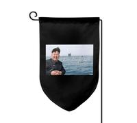 Drapeaux De Jardin Kim Jong Un Live Laugh Love Quote Pelouse Drapeaux Toutes Les Saisons Bannière Extérieure Résiste Aux Intempéries Treer Drapeau Pour Célébrations Ferme Jardinage S