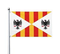 Drapeaux De Jardin Kingdom Of Sicily Bannière Jardins Imperméabiliser Bannières Extérieure Durable Drapeaus Décoratif Pour Fête Festivals Défilé 90X152CM