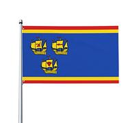 Drapeaux De Jardin Kreis Frise Du Nord Bannière De Jardin Résistant Bannière De Cour Pour Festivals Fête Jardins 90X150 CM