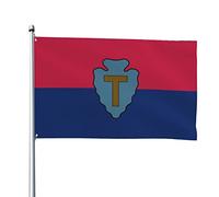 Drapeaux De Jardin La 36E Division D'Infanterie De L'Armée Américaine Bannière De Jardin Résistant Drapeaux Décoratifs D'Extérieur Pour Festivals Jardins Célébrations 90X150 CM