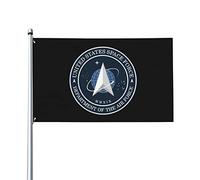 Drapeaux De Jardin La Vie Marine De La Force Spatiale Américaine Bannière De Cour Couleurs Vives Bannières Extérieure Pour Jardins Célébrations Vacances 90X150 CM