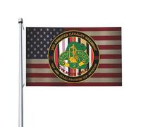 Drapeaux De Jardin Le 3E Régiment De Cavalerie Blindée De L'Oef Et Un Vétéran De L'Oif De La Liberté Irakienne Célèbrent Chaque Résistant Drapeaus Décoratif Bannière Jardins Pour 90X152CM